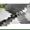 Mexen Montana voľne stojaca vaňa 170 x 80 cm, biela, prepad gun gray brúsený - 52011708000-66