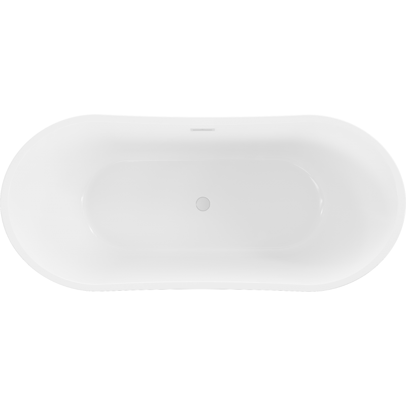 Mexen Montana voľne stojaca vaňa 170 x 80 cm, biela/čierna, prepad biely - 52011708075-20