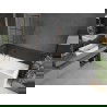Mexen Next L vaňová zástena 1-krídlová 50 x 150 cm, čierny vzor, brúsená meď - 895-050-000-03-77-65