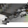 Mexen Next L paraván na vaňu 1-krídlový 60 x 150 cm, čierny vzor, brúsená meď - 895-060-000-03-77-65