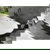 Mexen Montana voľne stojaca vaňa 170 x 80 cm, biela/čierna, prepad čierny - 52011708075-70