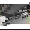 Mexen Next L vanová zástena 1-krídlová 70 x 150 cm, čierny vzor, gun gray brúsený - 895-070-000-03-77-66