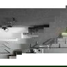 Mexen Next L paraván na vaňu 1-krídlový 100 x 150 cm, čierny vzor, kartáčovaný gun gray - 895-100-000-03-77-66