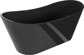 Mexen Montana Voľne stojaca vaňa 170 x 80 cm, čierna, prepadová čierna - 52011708070-70
