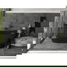 Mexen Montana voľne stojaca vaňa 170 x 80 cm, čierna, preliv čierny - 52011708070-70