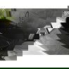 Mexen Montana voľne stojaca vaňa 170 x 80 cm, čierna, prepad gun metal - 52011708070-95
