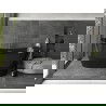 Mexen Montana voľne stojaca vaňa 170 x 80 cm, čierna, prepad gun metal - 52011708070-95