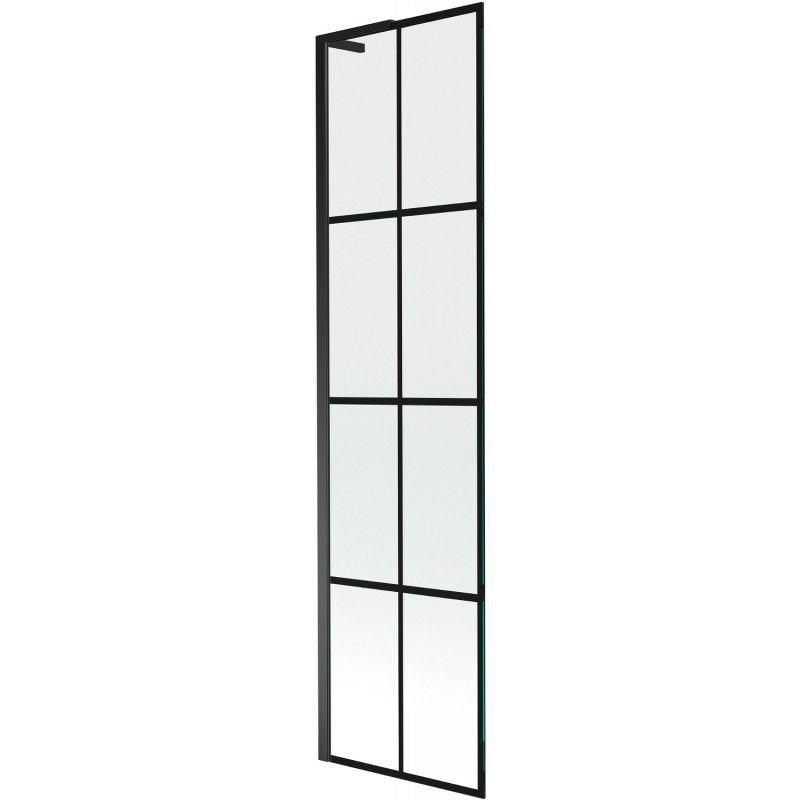 Mexen Next L sprchová zástena 1-krídlová 50 x 150 cm, čierny vzor, čierna - 895-050-000-03-77-70