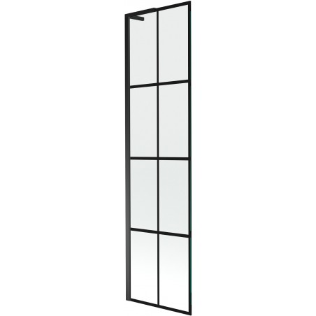 Mexen Next L sprchová zástena 1-krídlová 50 x 150 cm, čierny vzor, čierna - 895-050-000-03-77-70