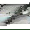 Mexen Volta vaňa voľne stojaca priemerná 170 x 75 cm, biela, prepad zlatý brúsený - 51131707500-55