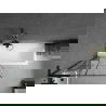Mexen Next L vaňová zábrana 1-krídlová 80 x 150 cm, čierny vzor, čierna - 895-080-000-03-77-70