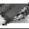Mexen Next L vaňová zástena 1-krídlová 50 x 150 cm, čierny vzor, gun metal - 895-050-000-03-77-95