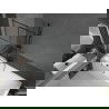 Mexen Next L vaňová zástena 1-krídlová 80 x 150 cm, čierny vzor, gun metal - 895-080-000-03-77-95