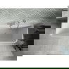 Mexen Volta voľne stojaca priľahlá vaňa 150 x 75 cm, biela, nikel brúsený - 51131507500-97