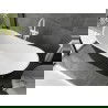 Mexen Montana vaňa voľne stojaca 180 x 80 cm, biela/čierna, odtok biely - 52011808075-20