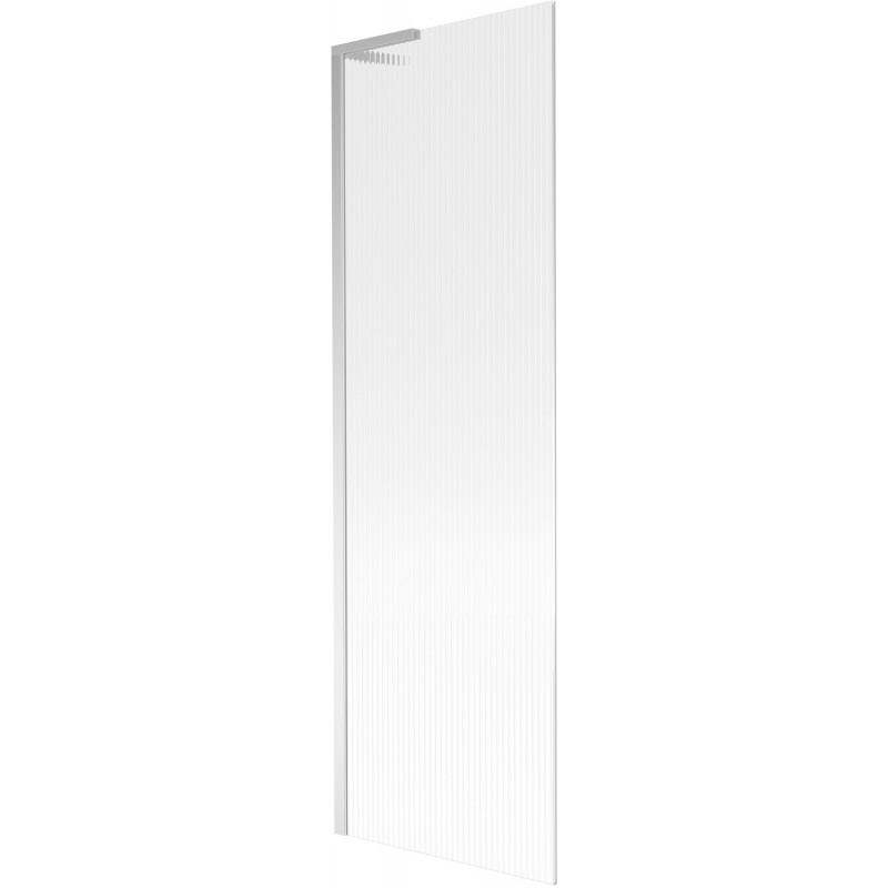 Mexen Next L vaňová zástena 1-krídlová 60 x 150 cm, pruhy, chróm - 895-060-000-03-09-01