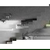Mexen Next L vaňová zástena, 1-krídlová, 70 x 150 cm, pruhy, chróm - 895-070-000-03-09-01