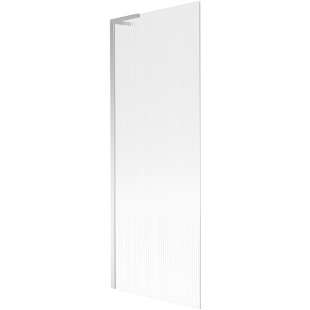 Mexen Next L vaňová zástena, 1-krídlová, 70 x 150 cm, pruhy, chróm - 895-070-000-03-09-01