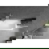 Mexen Next L vaňová zástena 1-krídlová 50 x 150 cm, pruhy, biela - 895-050-000-03-09-20