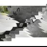 Mexen Montana voľne stojaca vaňa 180 x 90 cm, biela, prepad čierny - 52011809000-70
