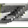 Mexen Montana voľne stojaca vaňa 180 x 90 cm, biela, prepad čierny - 52011809000-70