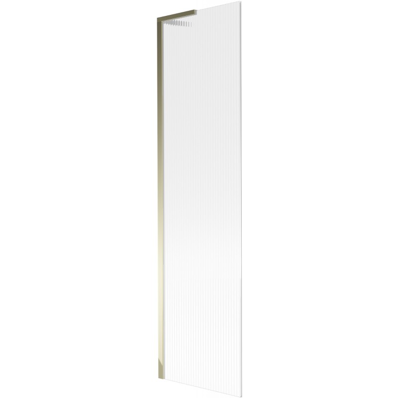 Mexen Next L vaňová zástena 1-krídlová 50 x 150 cm, prúžky, zlatá - 895-050-000-03-09-50