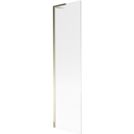Mexen Next L vaňová zástena 1-krídlová 50 x 150 cm, prúžky, zlatá - 895-050-000-03-09-50
