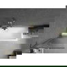 Mexen Next L vaňová zástena 1-krídlová 60 x 150 cm, prúžky, zlatá - 895-060-000-03-09-50
