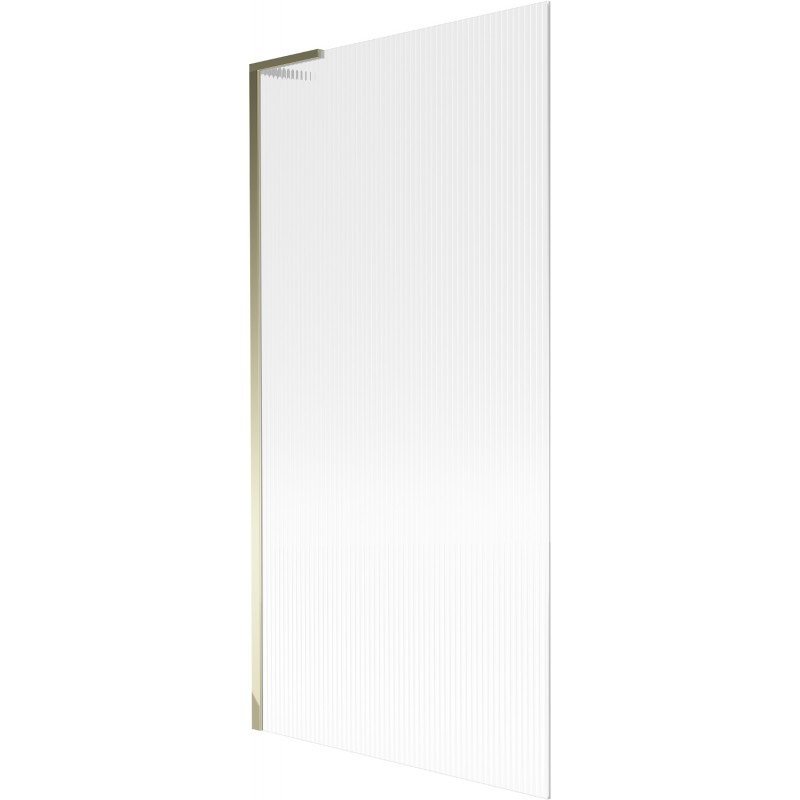 Mexen Next L vaňová zástenka 1-dielna 90 x 150 cm, pruhovaná, zlatá - 895-090-000-03-09-50