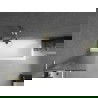 Mexen Next L vanová zástena 1-krídlová 50 x 150 cm, prúžky, zlatý kartáčovaný - 895-050-000-03-09-55