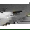 Mexen Next L vaňová zástena 1-krídlová 80 x 150 cm, prúžky, zlatá brúsená - 895-080-000-03-09-55