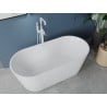 Mexen Luna vaňa voľne stojaca 160 x 75 cm, biela, prepad biely - 52031607500-20