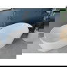 Mexen Luna voľne stojaca vaňa 150 x 75 cm, biela, preliv gun metal - 52031507500-95