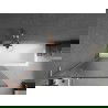 Mexen Next L vaňová zástenka 1-krídlová 90 x 150 cm, pásik, kartáčovaná meď - 895-090-000-03-09-65