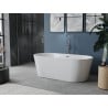 Mexen Luna voľne stojaca vaňa 170 x 80 cm, biela, prepad chróm - 52031708000-01