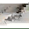Mexen Celia voľne stojaca vaňa 170 x 75 cm, biela, prepad gun gray brúsený - 52331707500-66