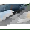 Mexen Luna voľne stojaca vaňa 180 x 80 cm, biela, mosadz kartáčovaná - 52031808000-65