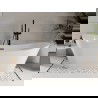 Mexen Celia voľne stojaca vaňa 170 x 75 cm, biela, preliv čierny - 52331707500-70