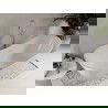 Mexen Celia voľne stojaca vaňa 170 x 75 cm, biela, prepad kartáčovaný nikel - 52331707500-97