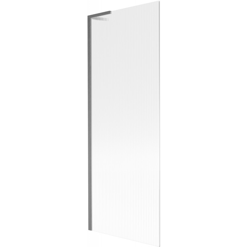 Mexen Next L vaňová stena 1-krídlová 70 x 150 cm, pruhovaná, brúsená gun gray - 895-070-000-03-09-66