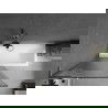 Mexen Next L vaňová zástena 1-krídlová 90 x 150 cm, prúžky, brúsená gun gray - 895-090-000-03-09-66