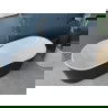 Mexen Luna voľne stojaca vaňa 150 x 75 cm, biela/čierna, výpusť gun gray brúsená - 52031507575-66