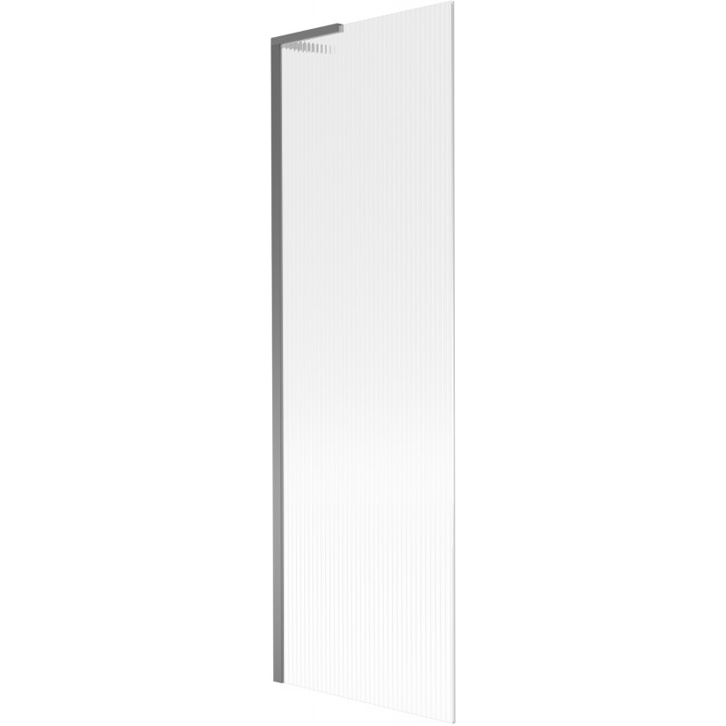 Mexen Next L vaňová zástena 1-krídlová 60 x 150 cm, pruhy, gun metal - 895-060-000-03-09-95