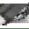 Mexen Next L vaňová zástenka 1-krídlová 70 x 150 cm, prúžky, gun metal - 895-070-000-03-09-95