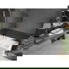 Mexen Next L vaňová zástenka 1-krídlová 70 x 150 cm, prúžky, gun metal - 895-070-000-03-09-95