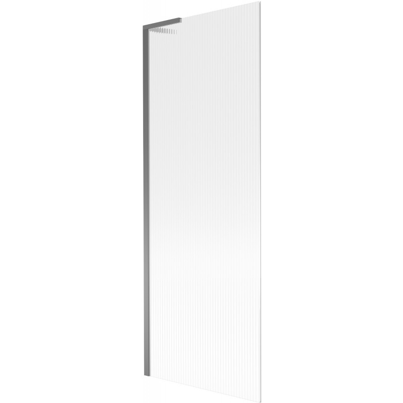 Mexen Next L vaňová zástenka 1-krídlová 70 x 150 cm, prúžky, gun metal - 895-070-000-03-09-95