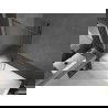 Mexen Next L vaňový paraván 1-krídlový 90 x 150 cm, pruhy, gun metal - 895-090-000-03-09-95