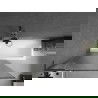 Mexen Next L vaňový paraván 1-krídlový 100 x 150 cm, prúžky, gun metal - 895-100-000-03-09-95