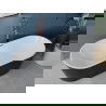 Mexen Luna voľne stojaca vaňa 180 x 80 cm, biela/čierna, preliv ružové zlato - 52031808075-60