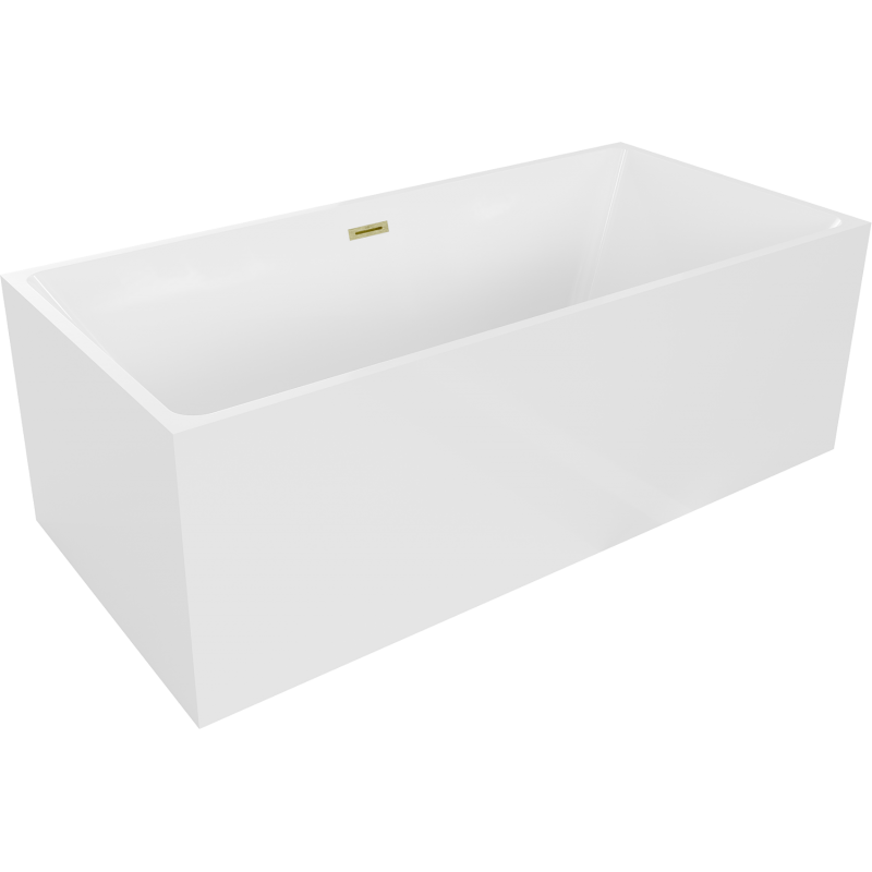 Mexen Nita voľne stojaca vaňa 170 x 80 cm, biela, prepad so zlatým brúseným povrchom - 52091708000-55